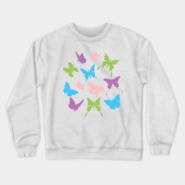 Butterfly Confetti Crewneck Sweatshirt by SWON Design